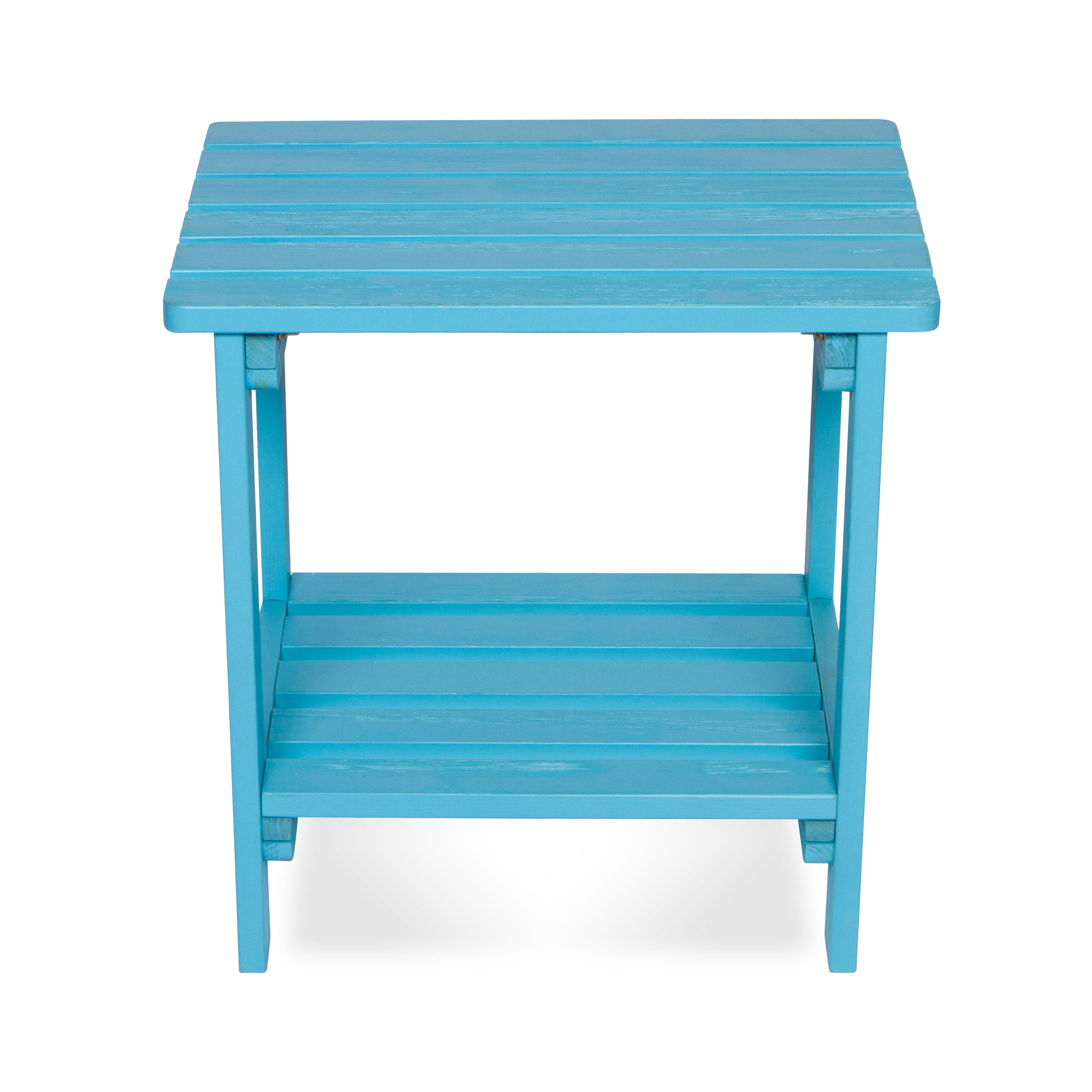Providence Rectangular Side Table, Aqua