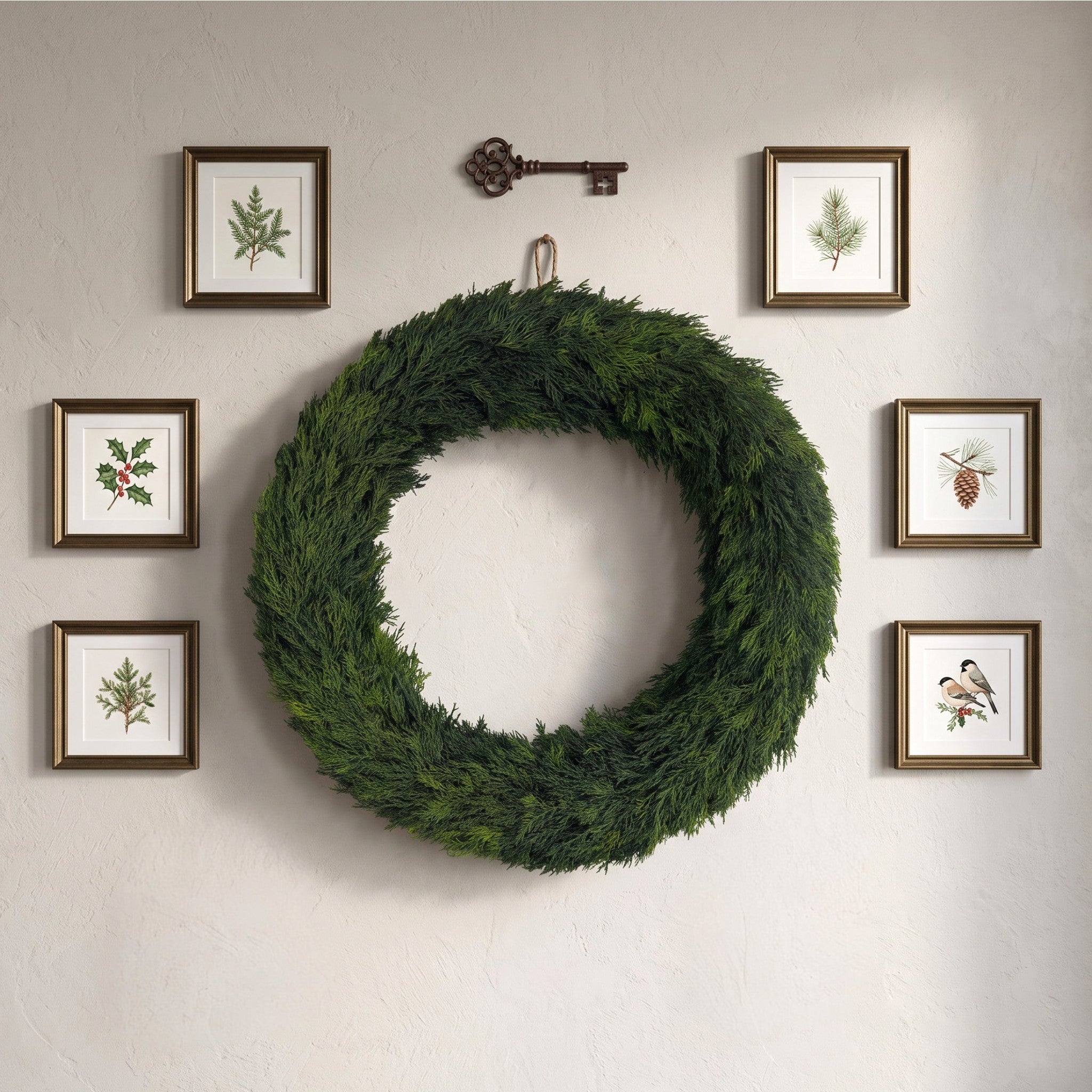 24" Preserved Cypress Wreath