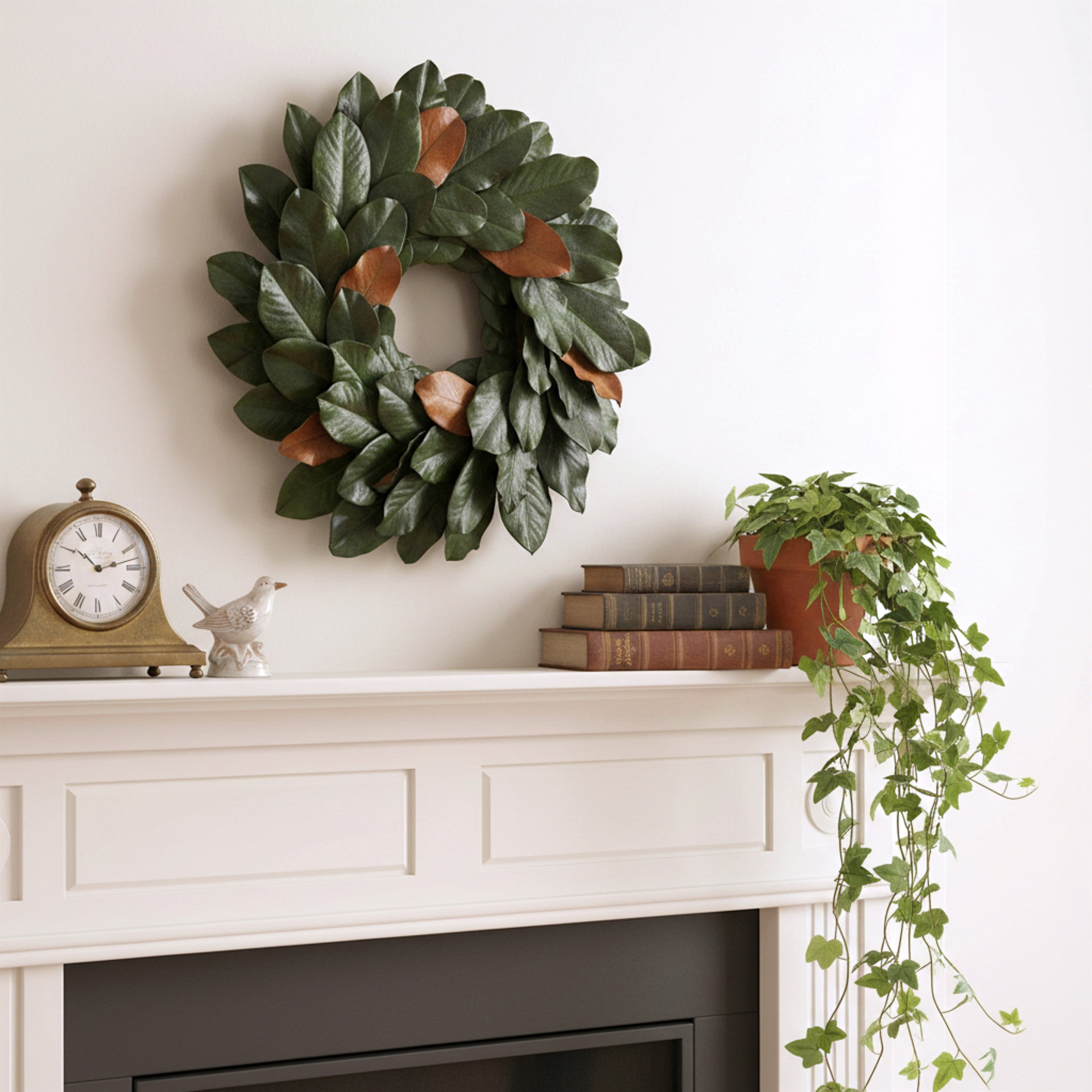 20" Preserved Magnolia Wreath