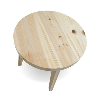 21" Round Wooden Side End Table