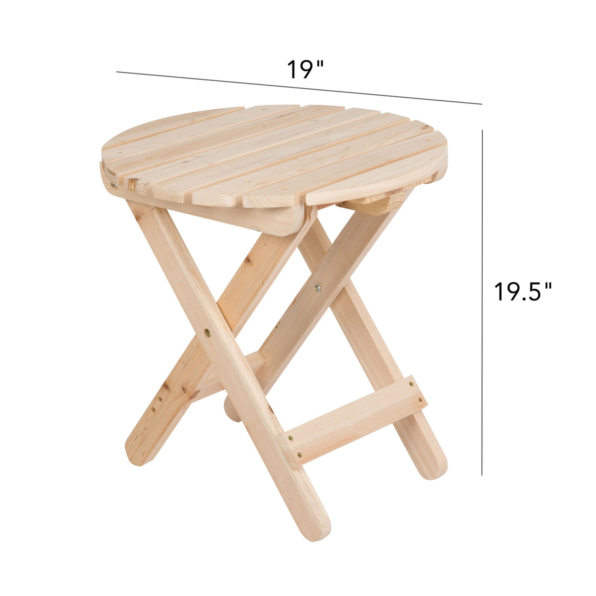 Adirondack Round Folding Table