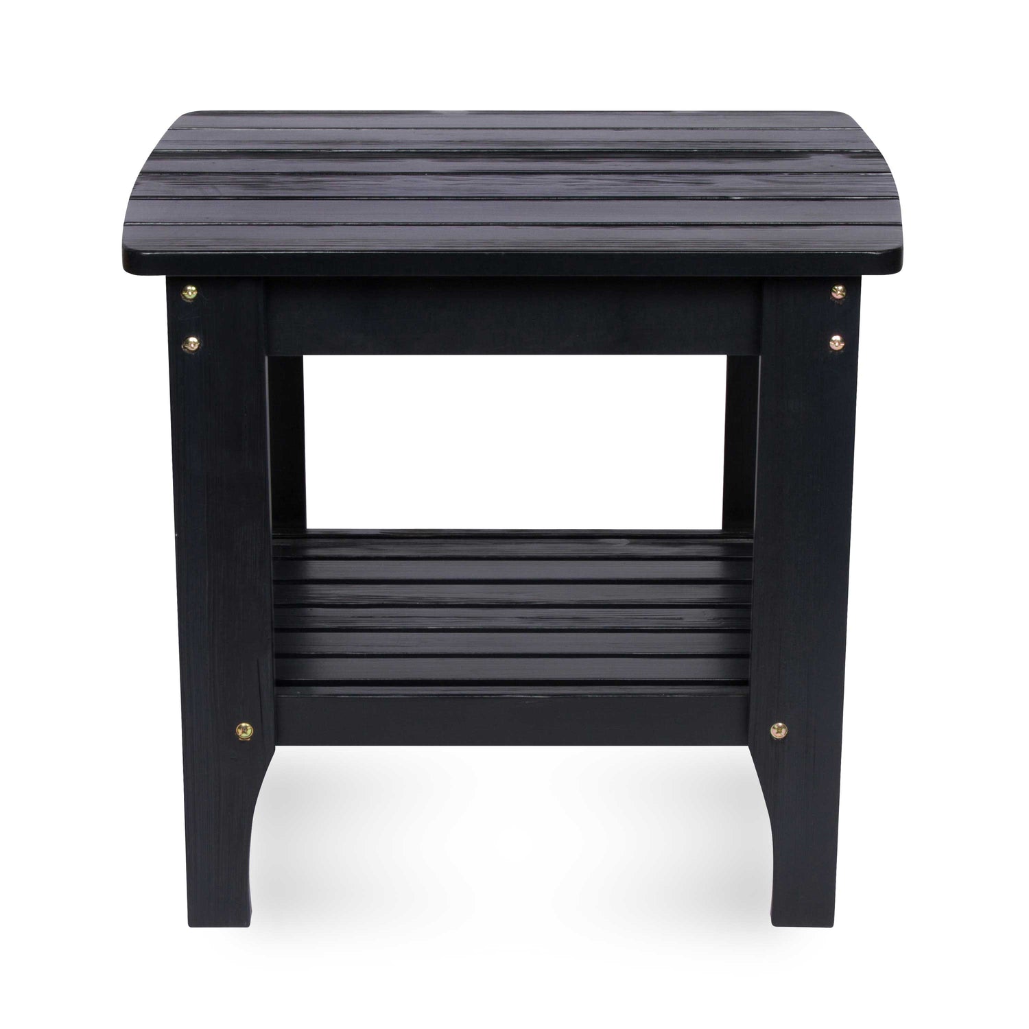 Long Island Rectangular Side Table, Black