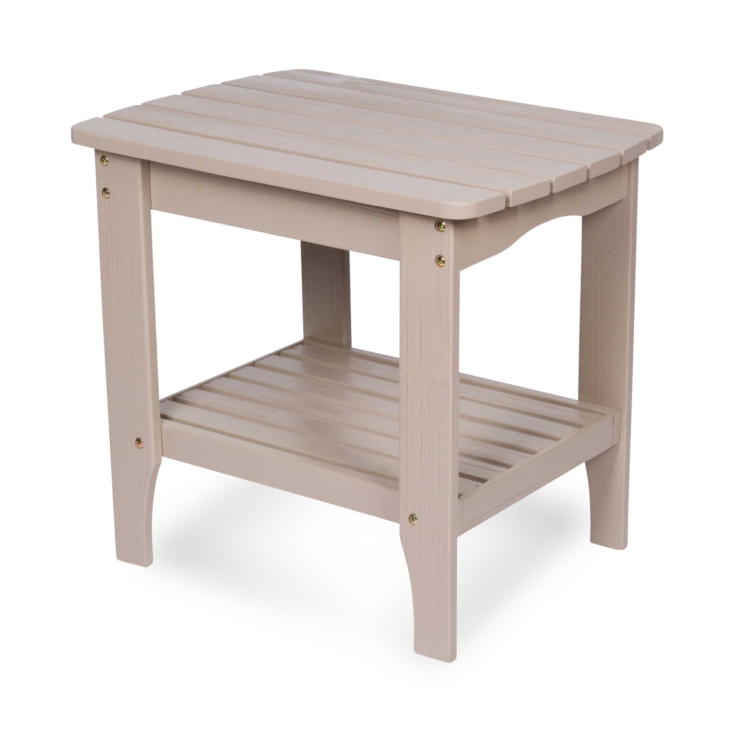 Long Island Rectangular Side Table, Graystone