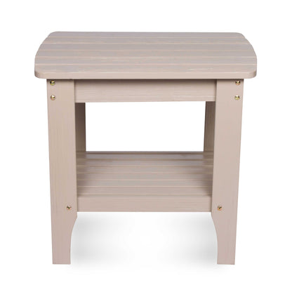 Long Island Rectangular Side Table, Graystone