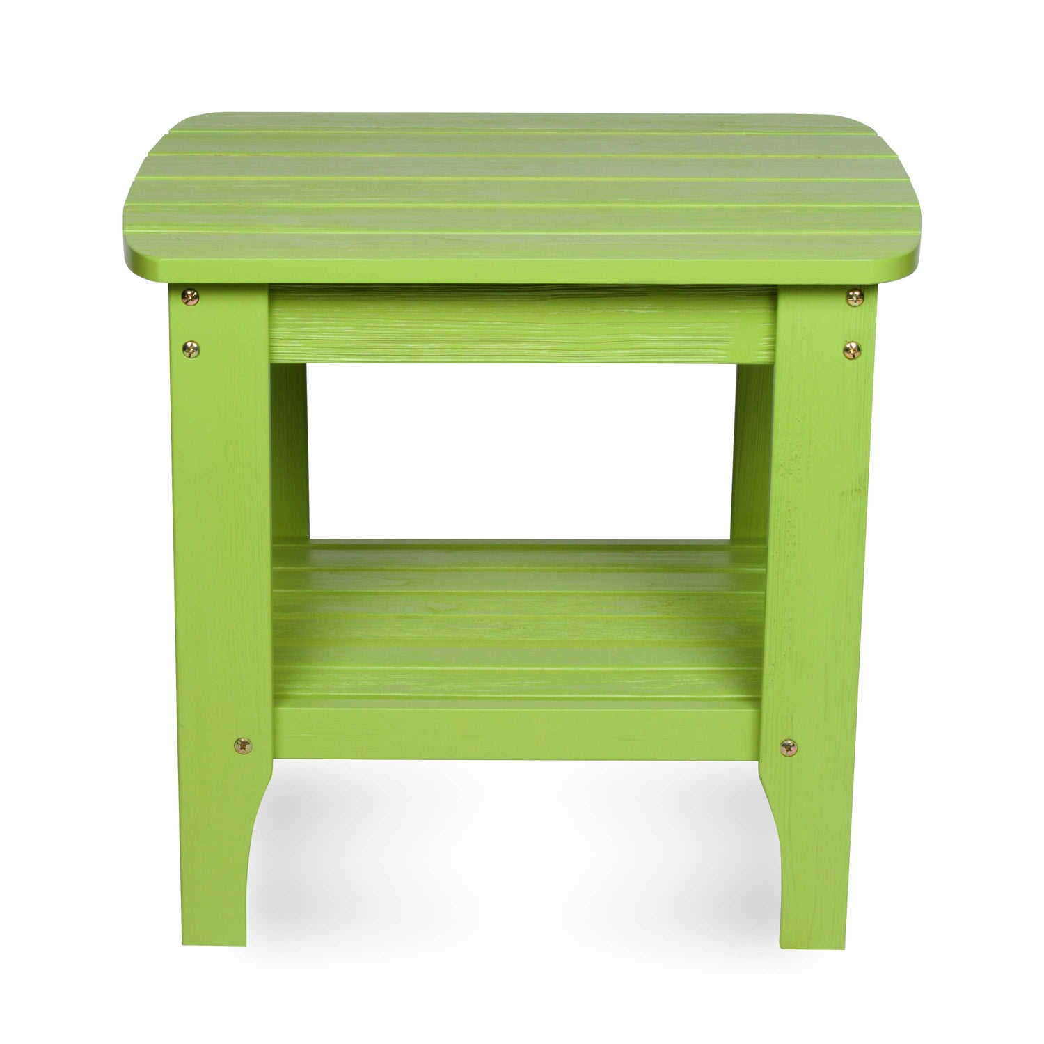 Long Island Rectangular Side Table, Lime Green