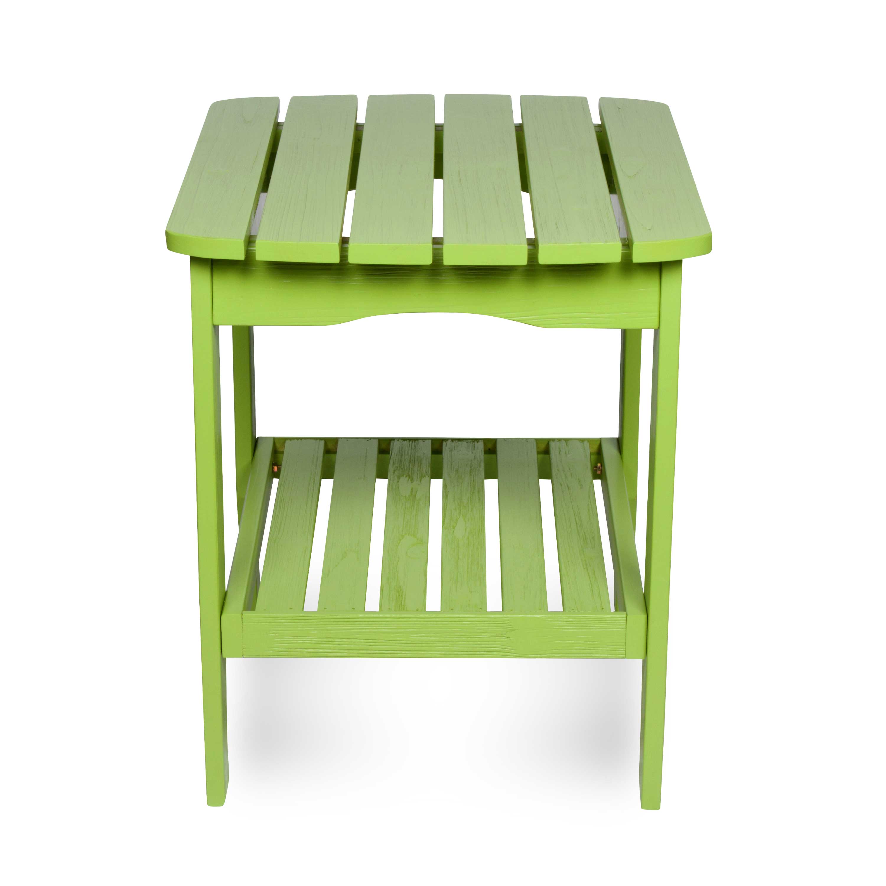 Long Island Rectangular Side Table, Lime Green