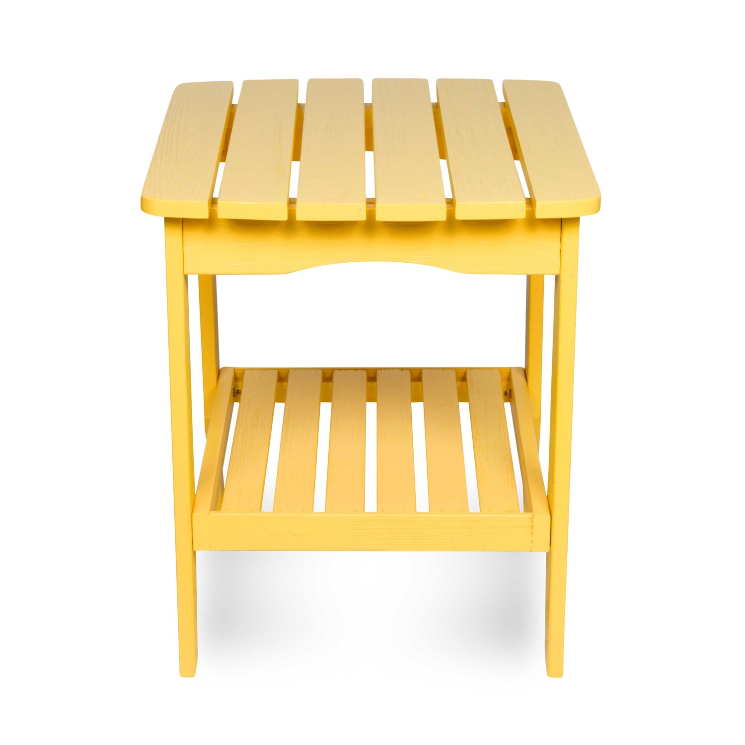 Long Island Rectangular Side Table, Lemon Yellow