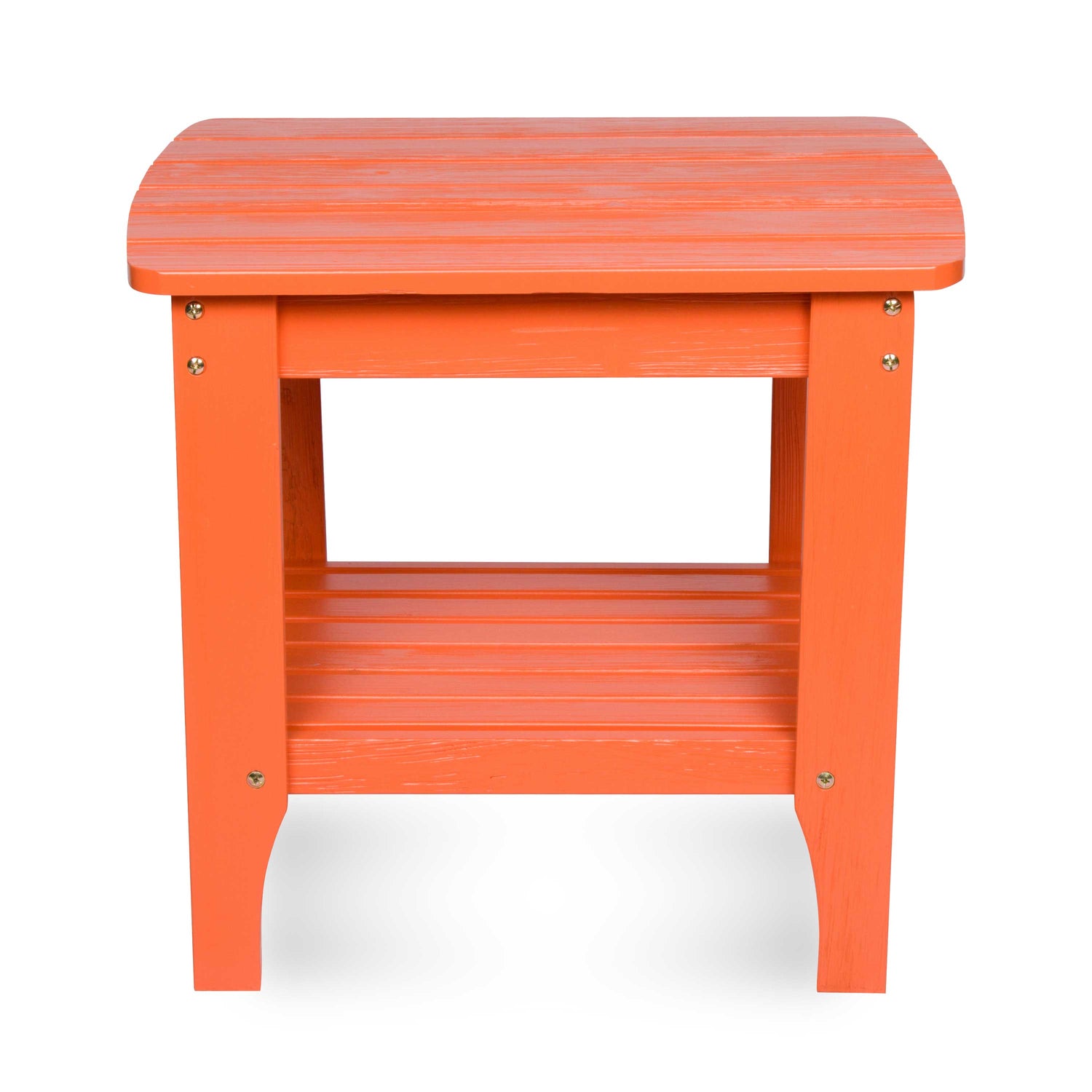 Long Island Rectangular Side Table, Organic Pumpkin