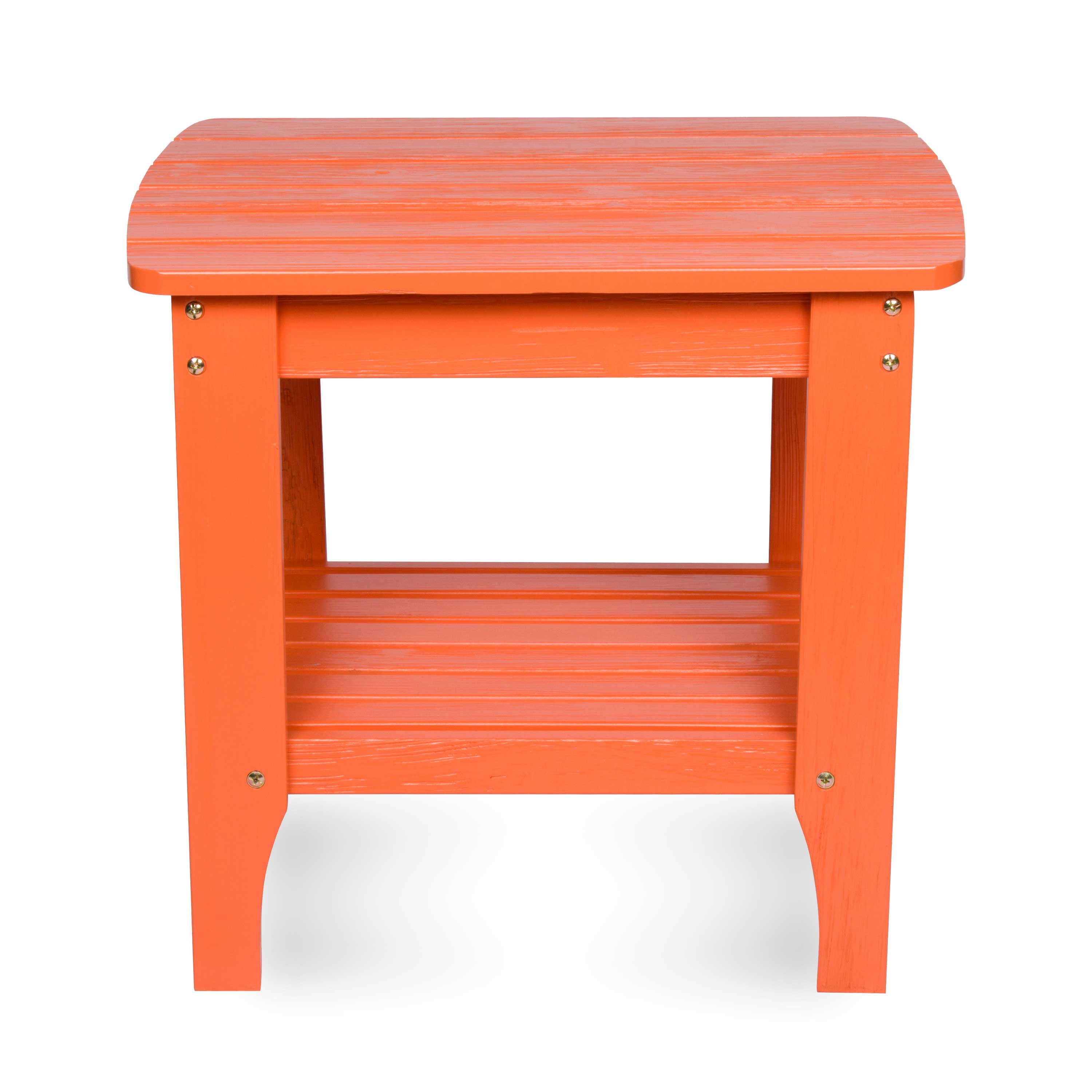 Long Island Rectangular Side Table, Organic Pumpkin