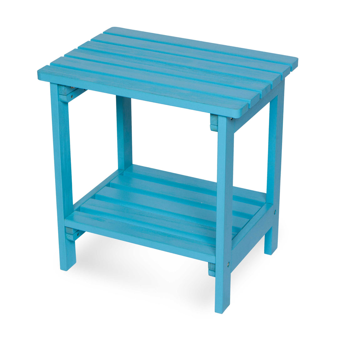 Providence Rectangular Side Table, Aqua