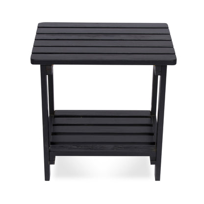 Providence Rectangular Side Table, Black