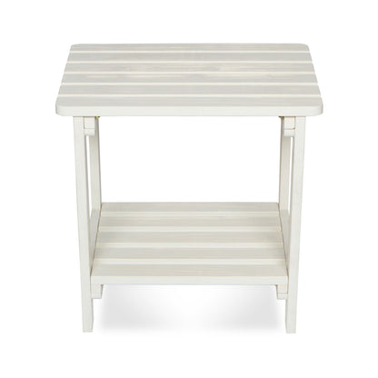 Providence Rectangular Side Table, Eggshell White