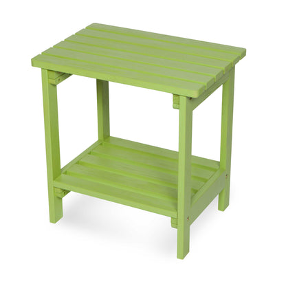 Providence Rectangular Side Table, Lime Green