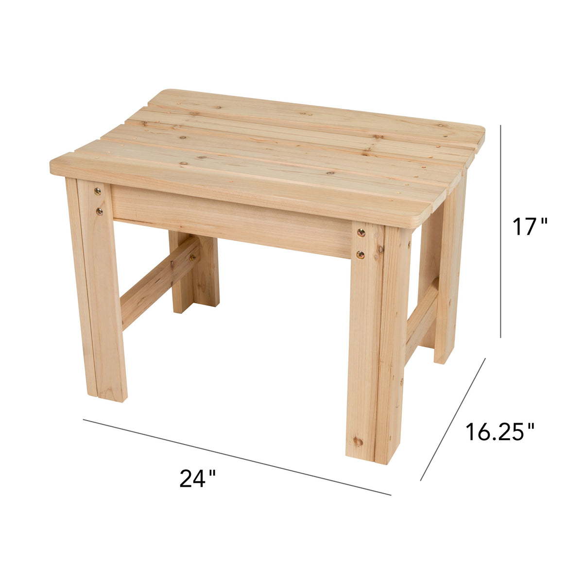 2' Backless Garden Bench