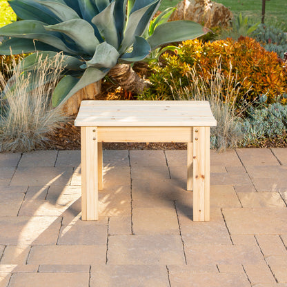 2 Ft. Backless Garden Bench, Natural