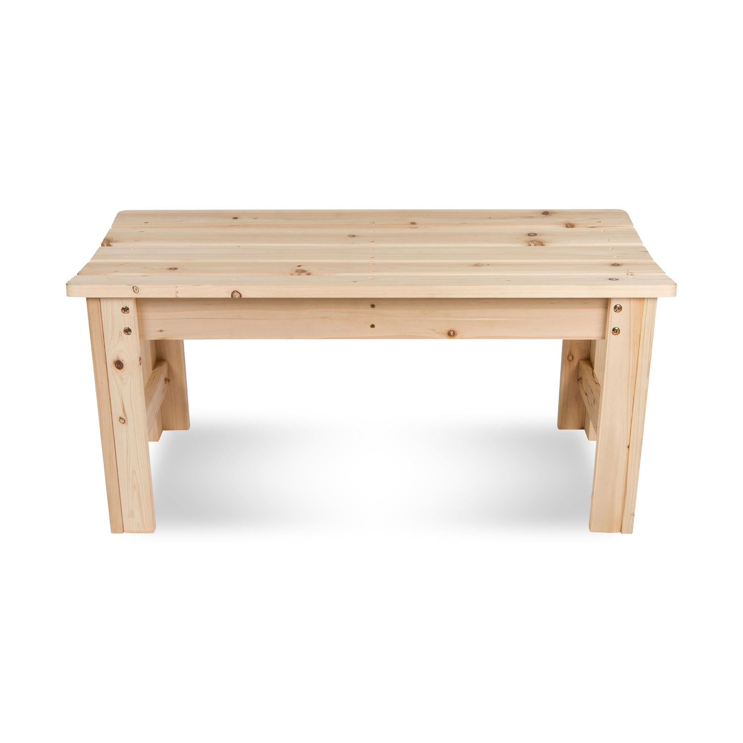 3 Ft. Backless Garden Bench, Natural