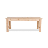Wooden bench on a white background  