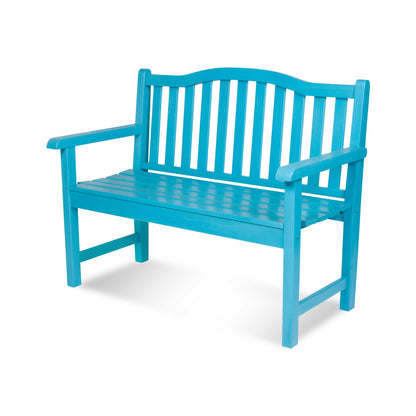 Belfort Garden Bench, Aqua