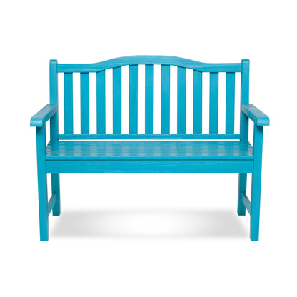 Belfort Garden Bench, Aqua