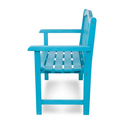 Belfort Garden Bench, Aqua