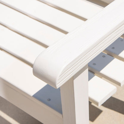 Belfort Garden Bench, Eggshell White