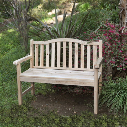 Belfort Garden Bench, Natural