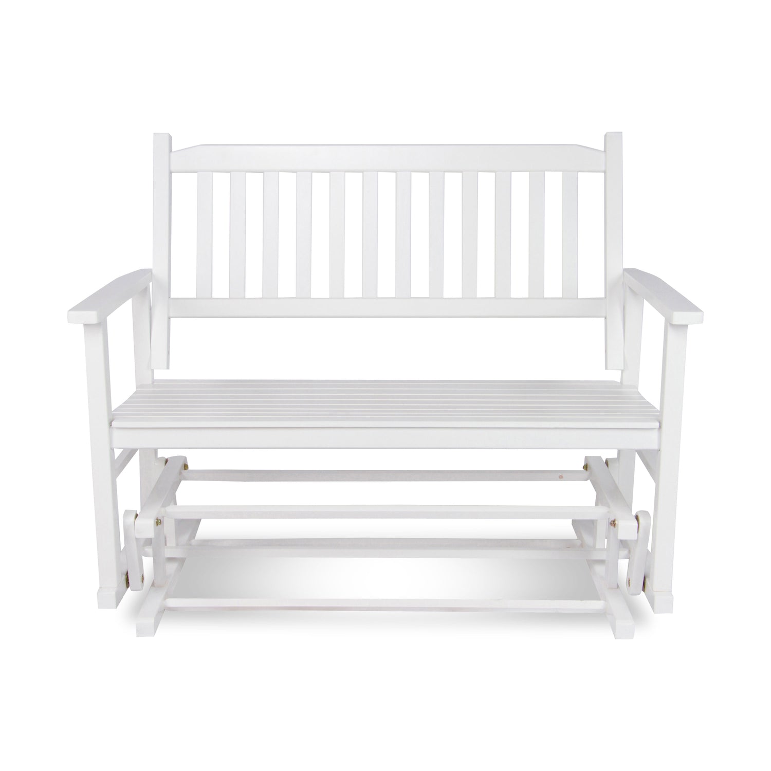 Torrey Outdoor Glider Loveseat, White