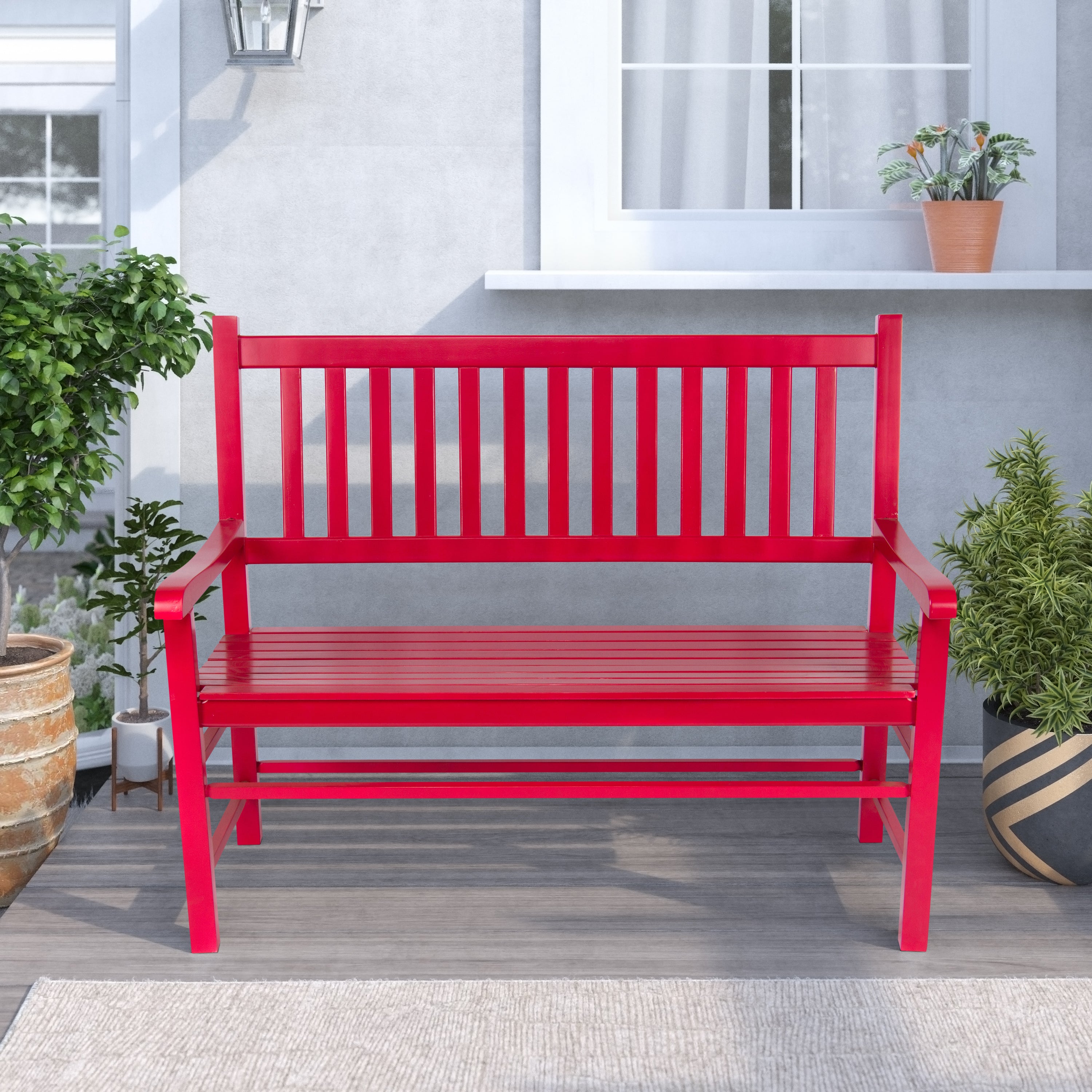 Eden Garden Bench, Chili Pepper