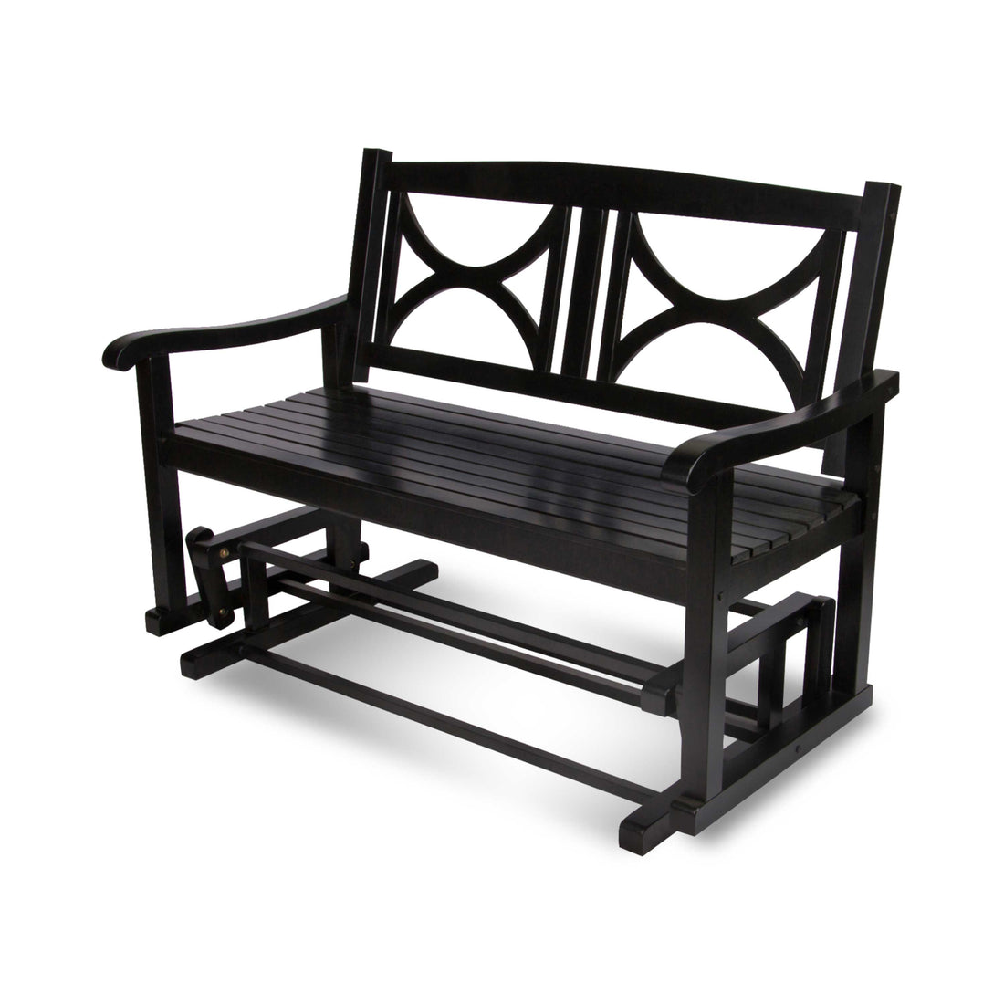 Luna Glider Bench, Black