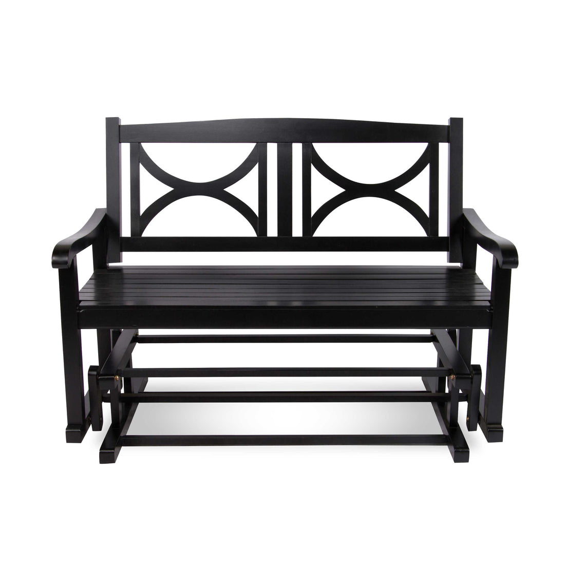 Luna Glider Bench, Black