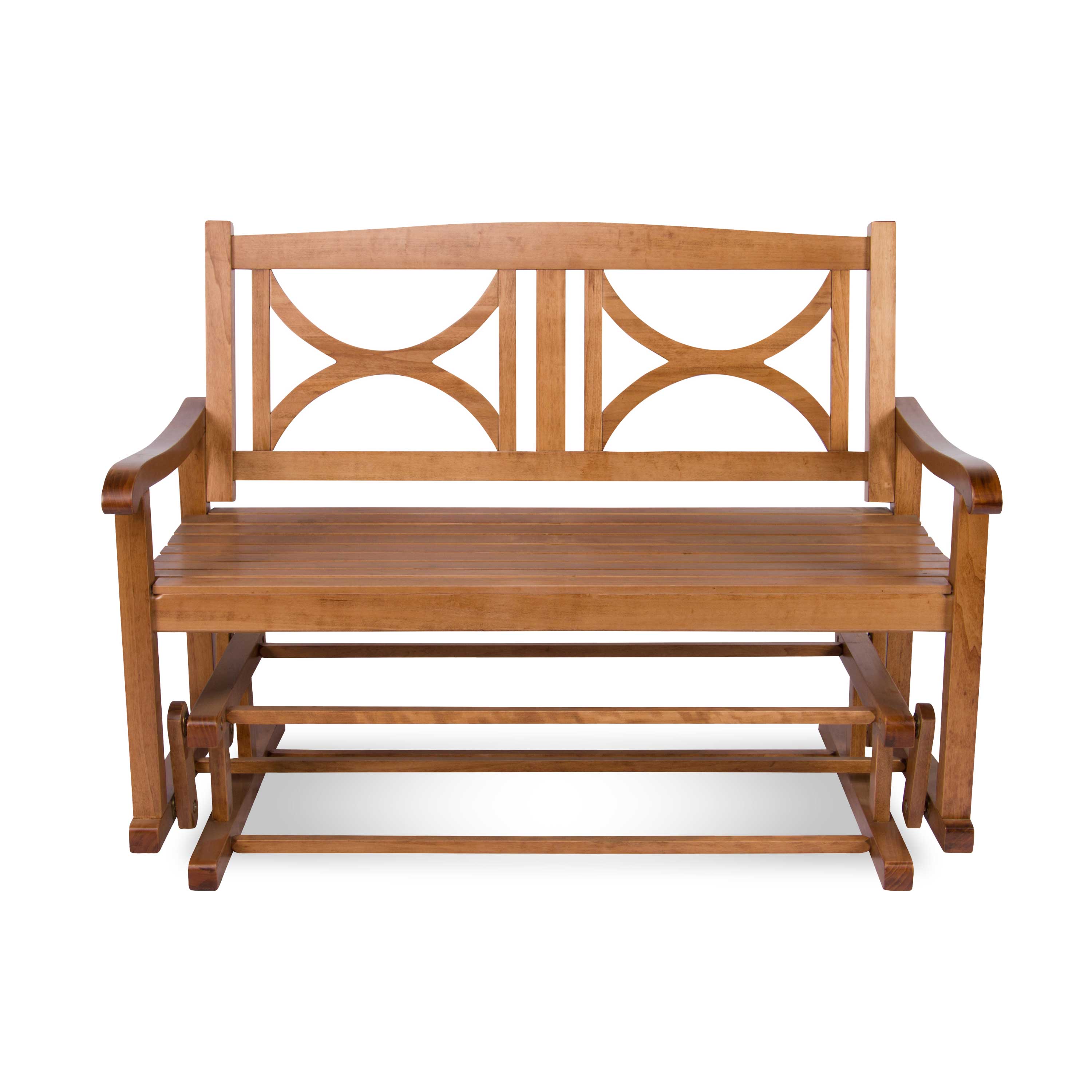 Luna Glider Bench, Oak