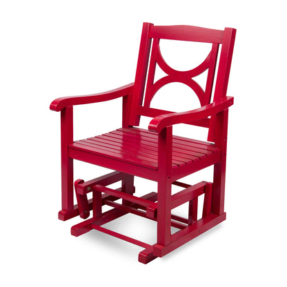 Luna Glider Chair, Chili Pepper