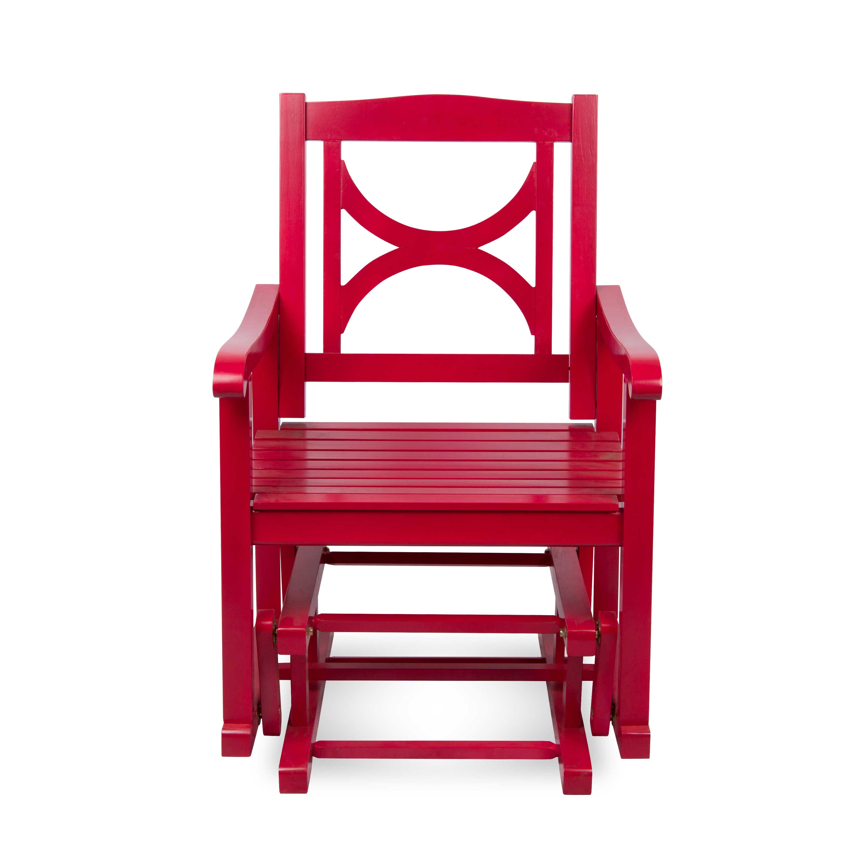 Luna Glider Chair, Chili Pepper