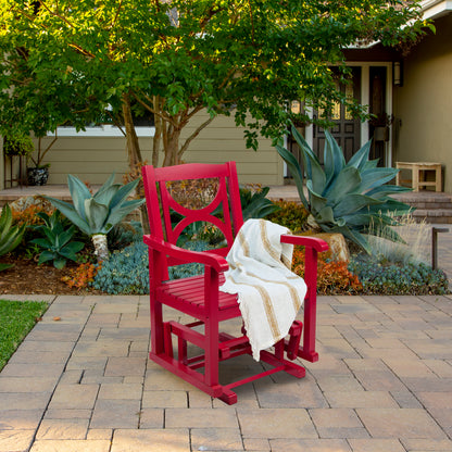 Luna Glider Chair, Chili Pepper