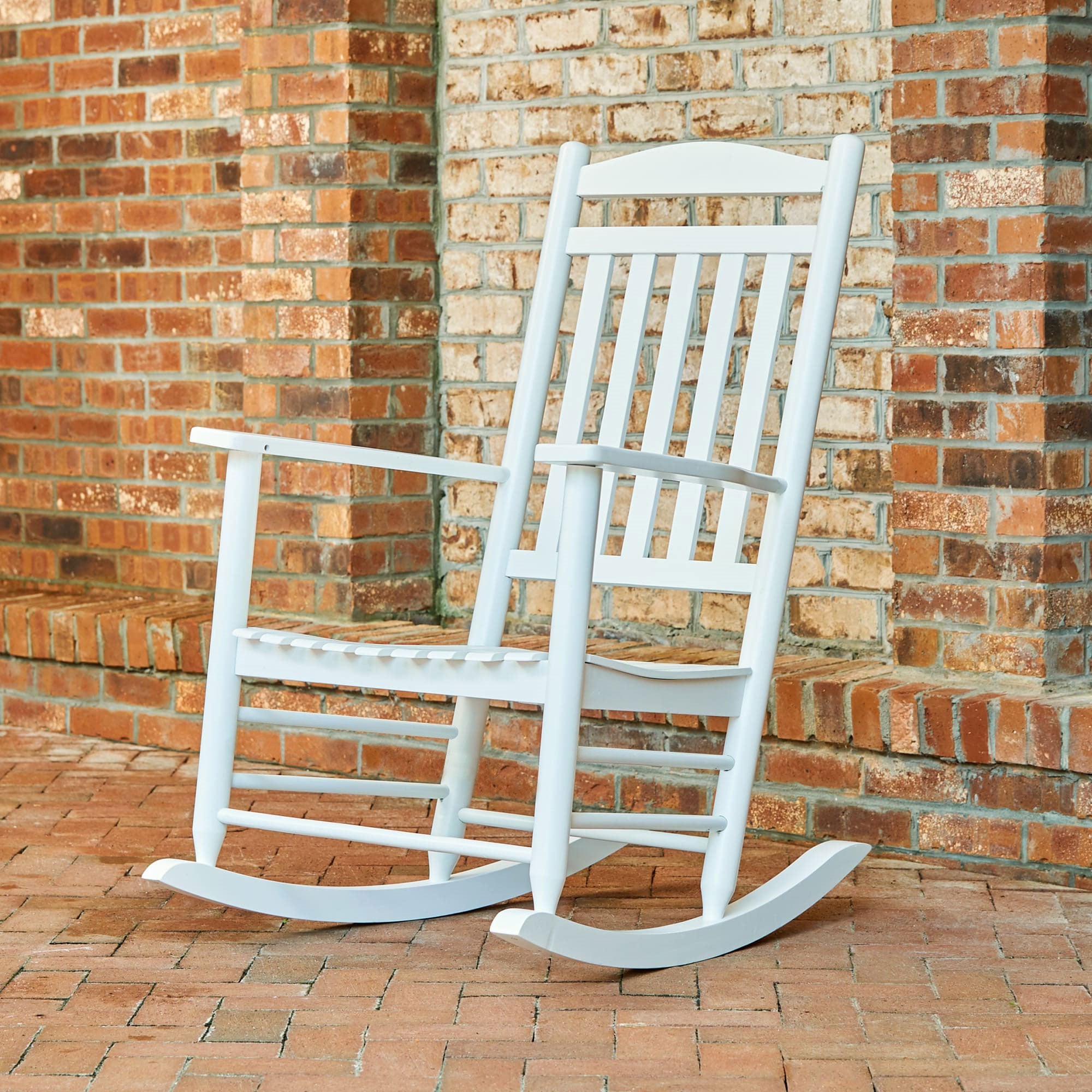 Maine Porch Rocker, White