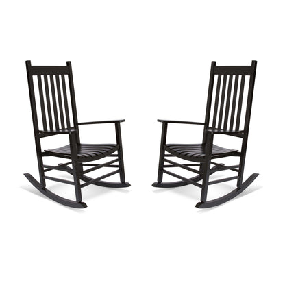 Vermont Porch Rocker, Black