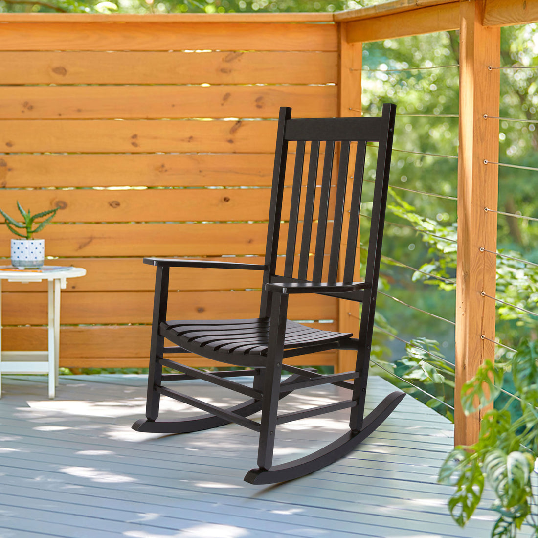 Vermont Porch Rocker, Black