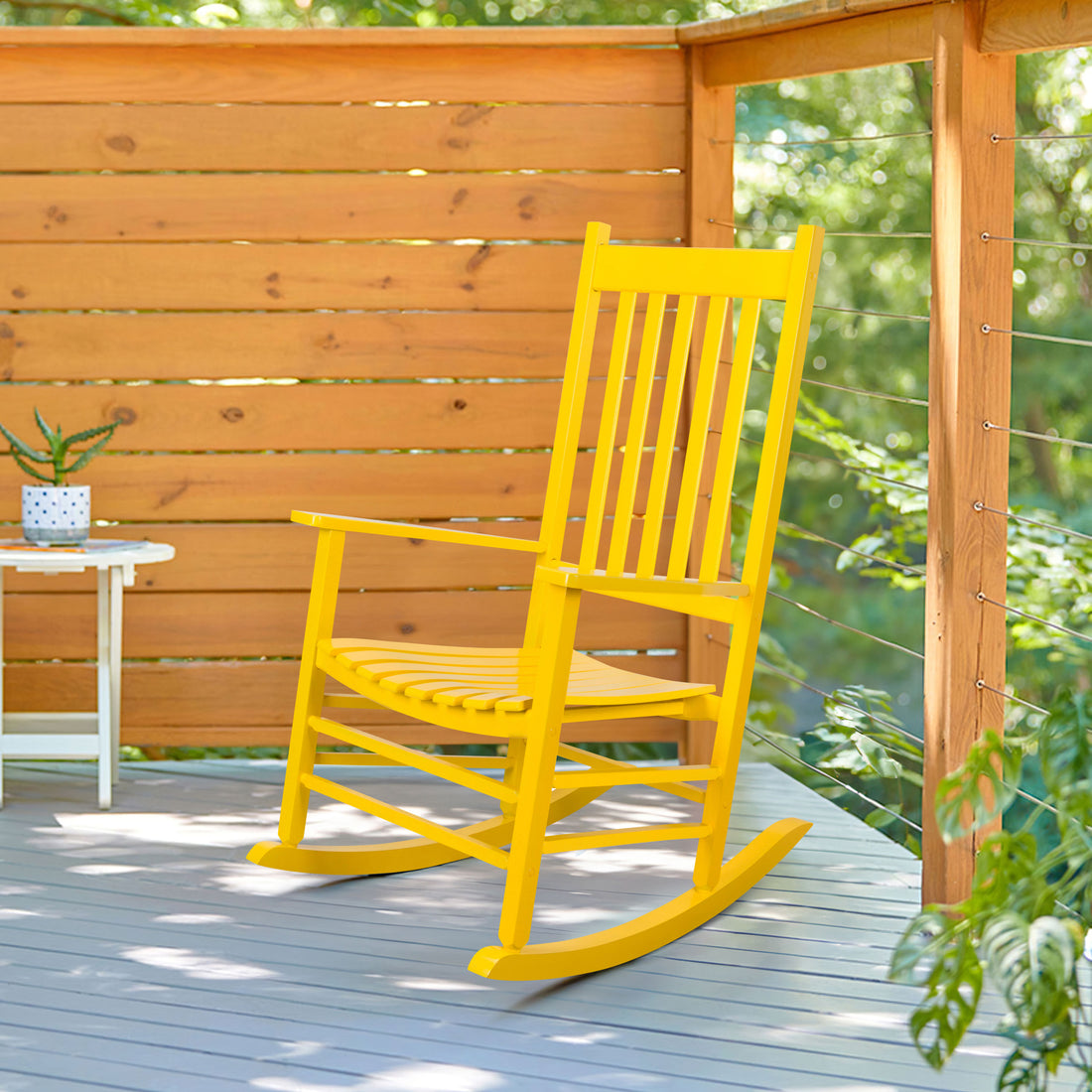 Vermont Porch Rocker, Lemon