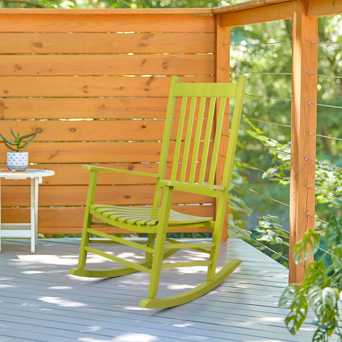 Vermont Porch Rocker, Lime