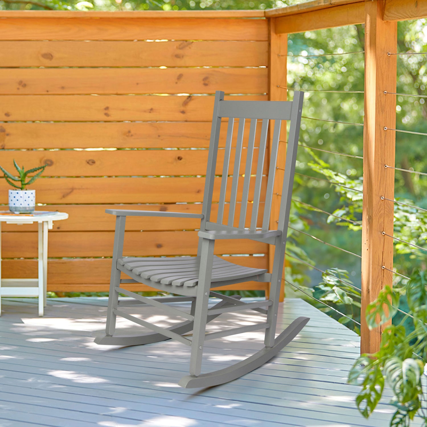 Vermont Porch Rocker, Storm Grey