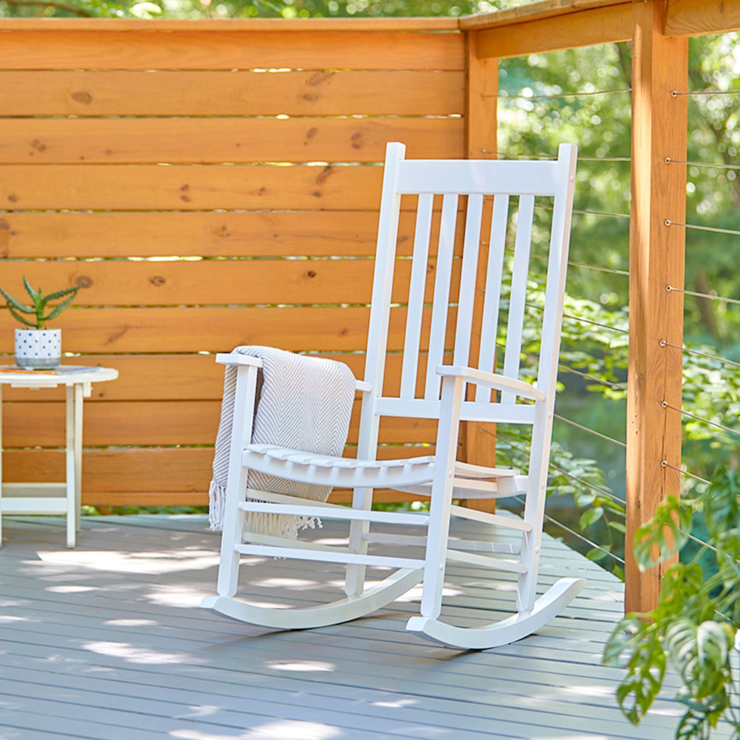 Vermont Porch Rocker, White