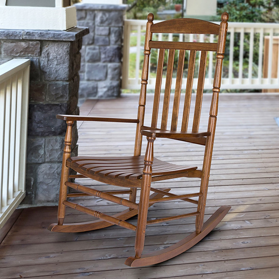 Rhode Island Porch Rocker, Oak