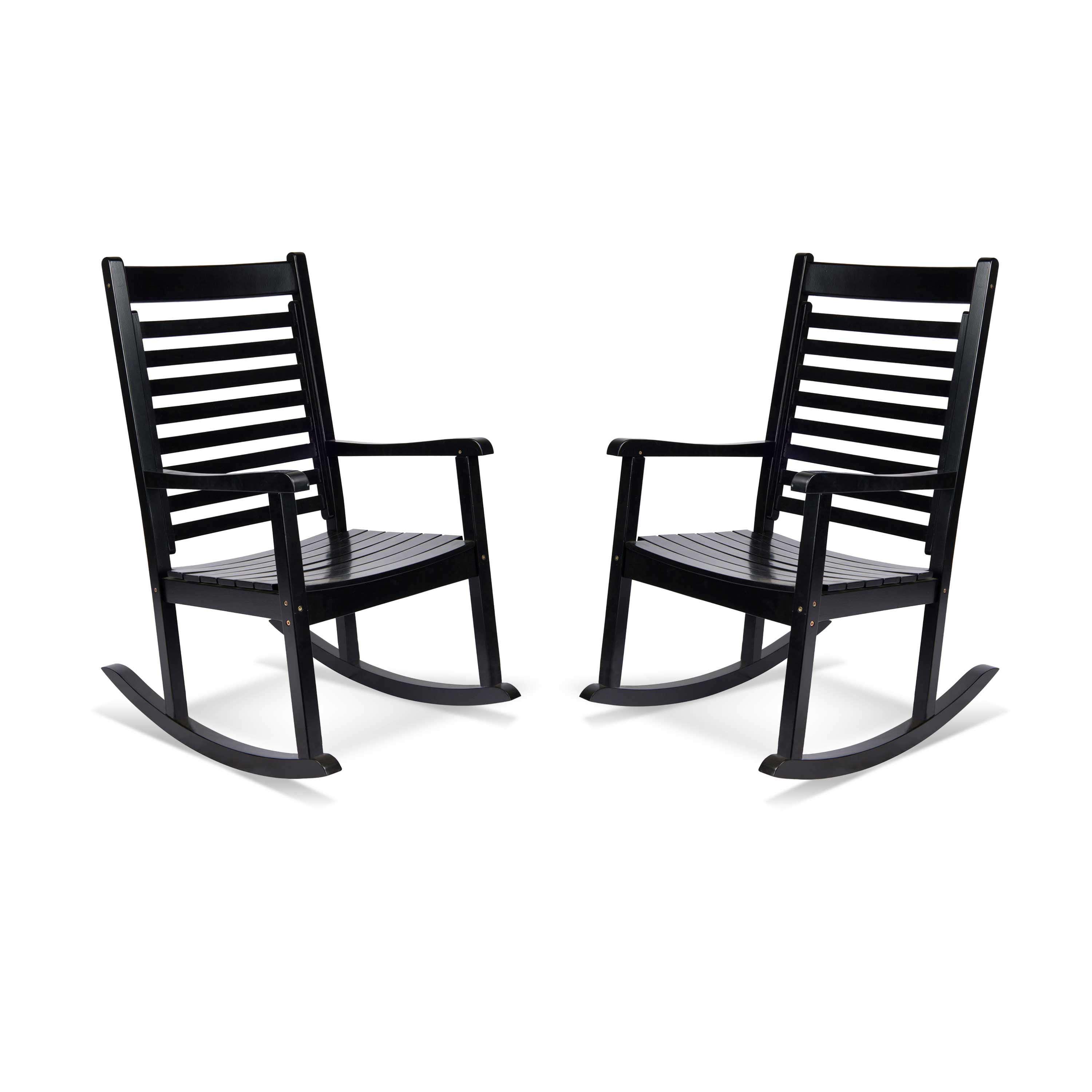 Modern Rocking Chair, Black