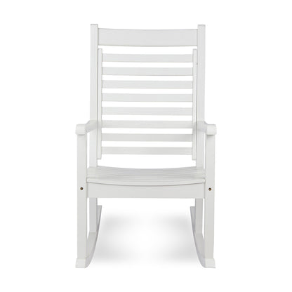 Modern Rocking Chair, White