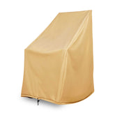 A outdoor furniture cover, shown on a white background. 