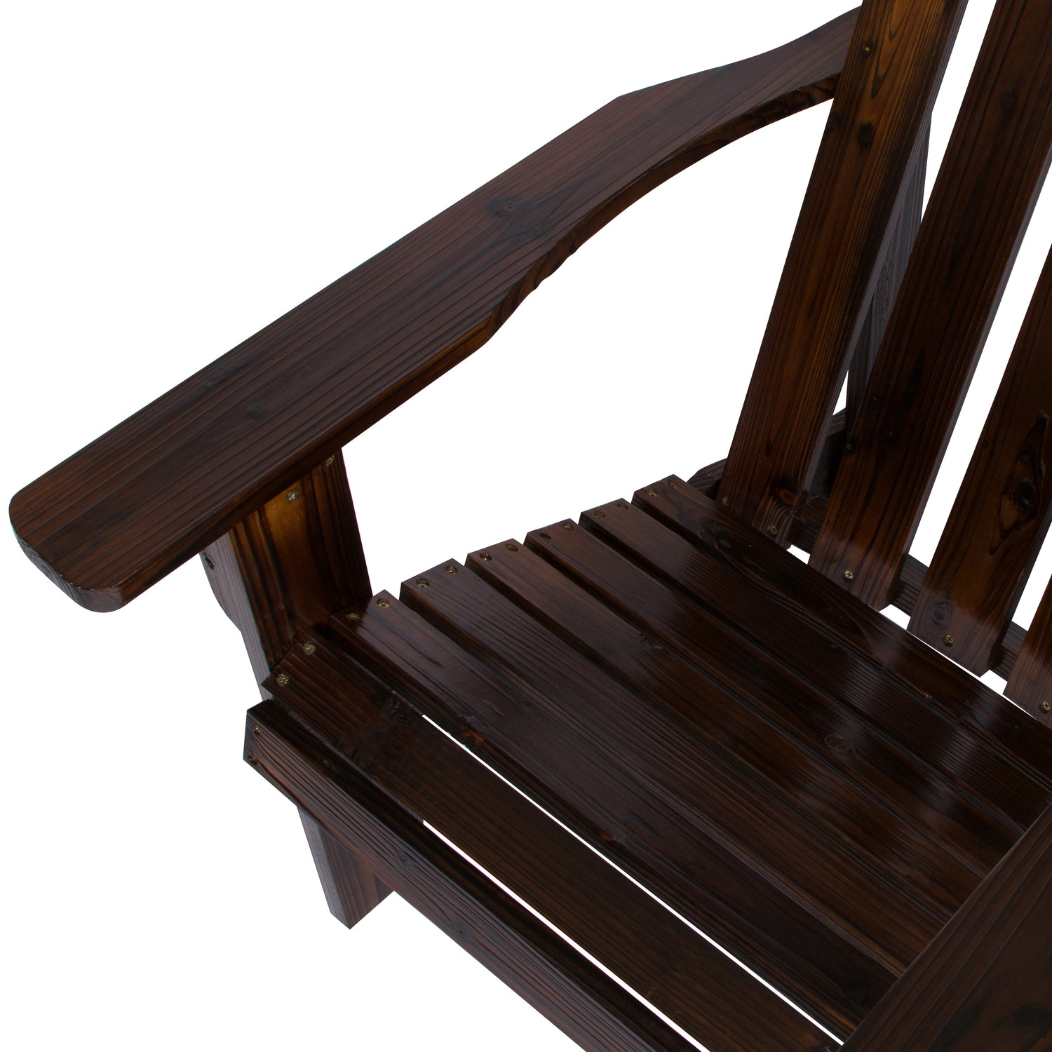 Marina Adirondack Chair, Burnt Brown