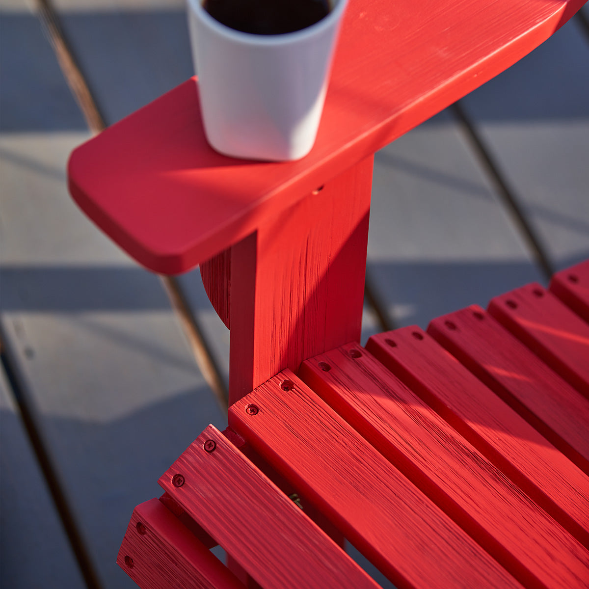 Westport Adirondack Chair, Chili Red