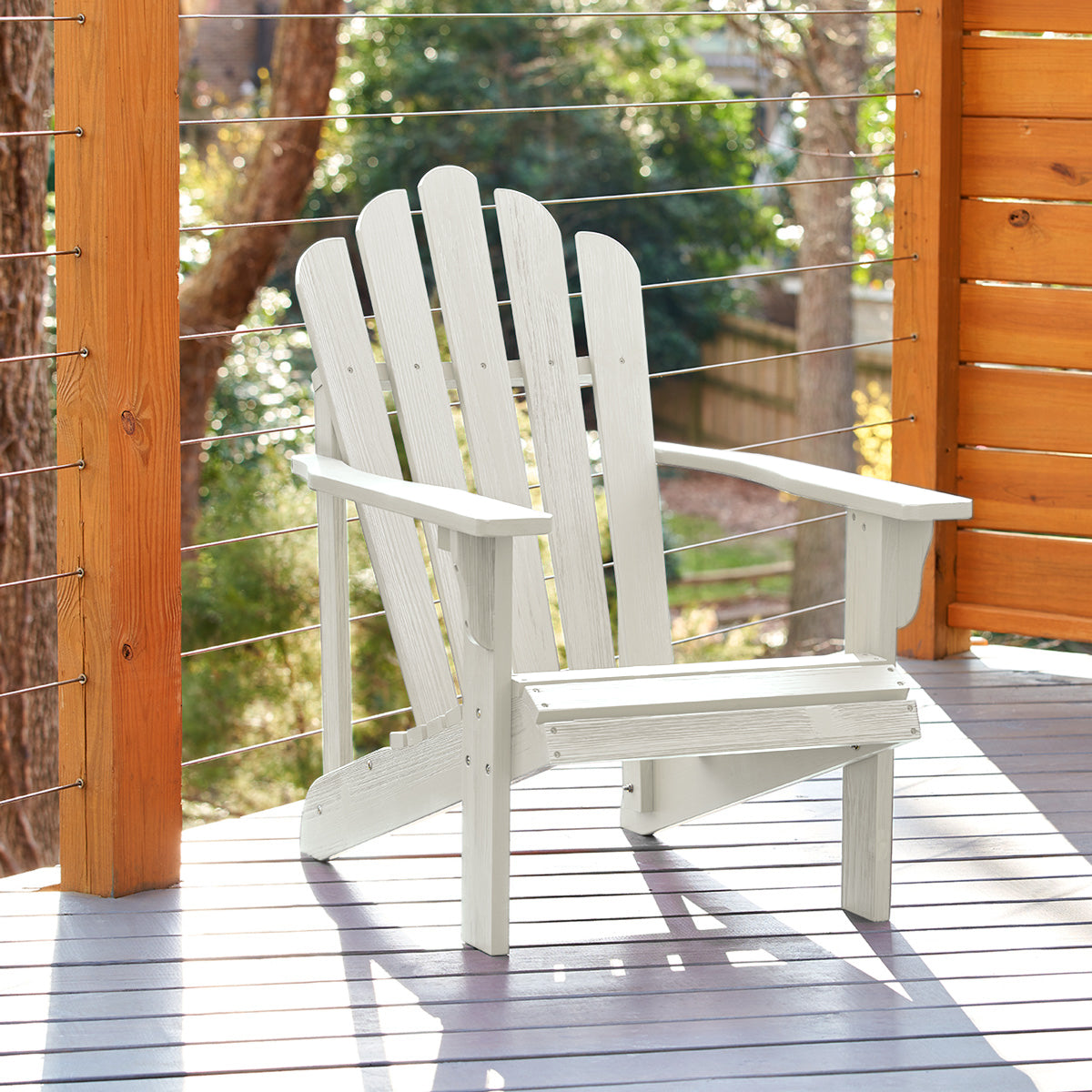 Westport Adirondack Chair, Eggshell White