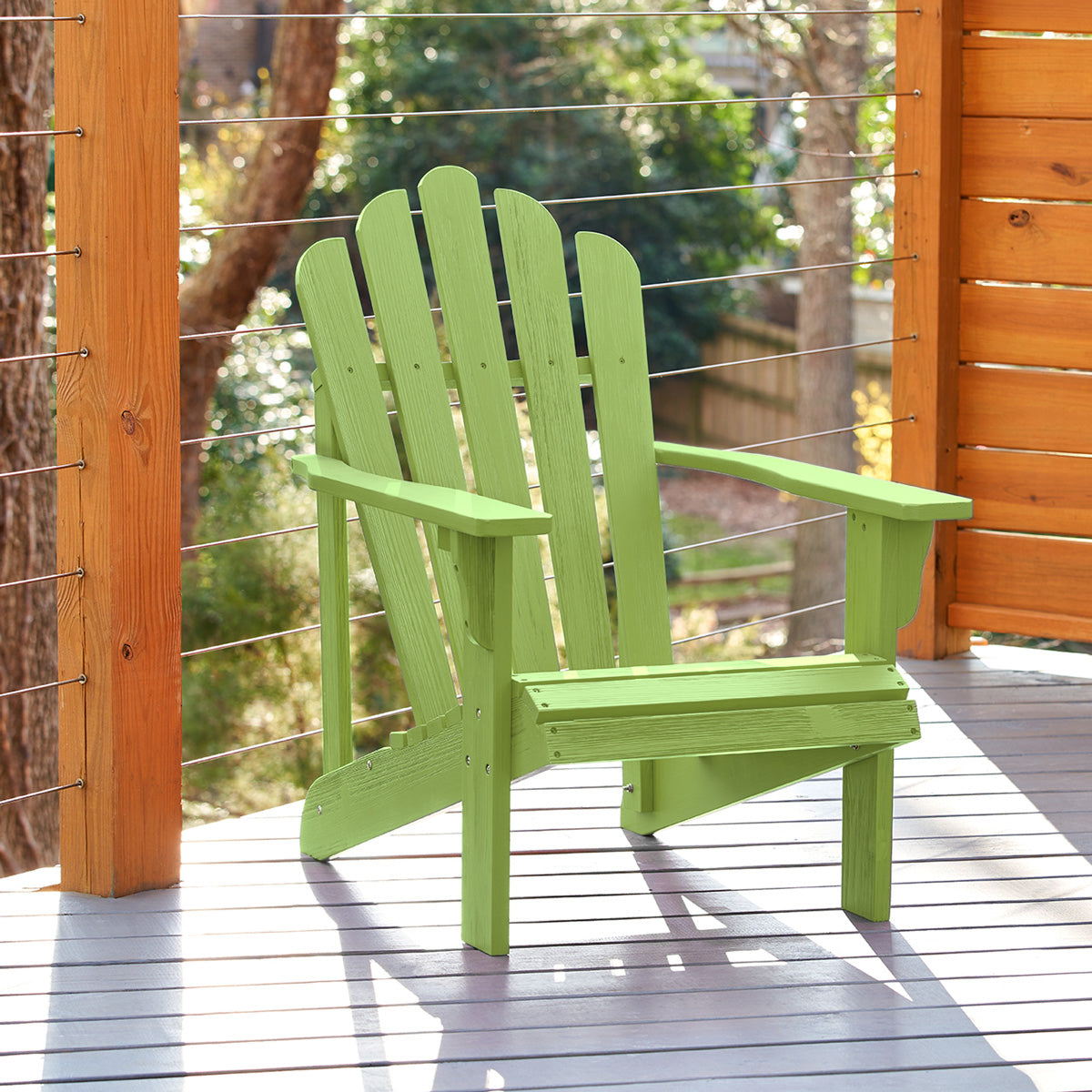 Westport Adirondack Chair, Lime Green