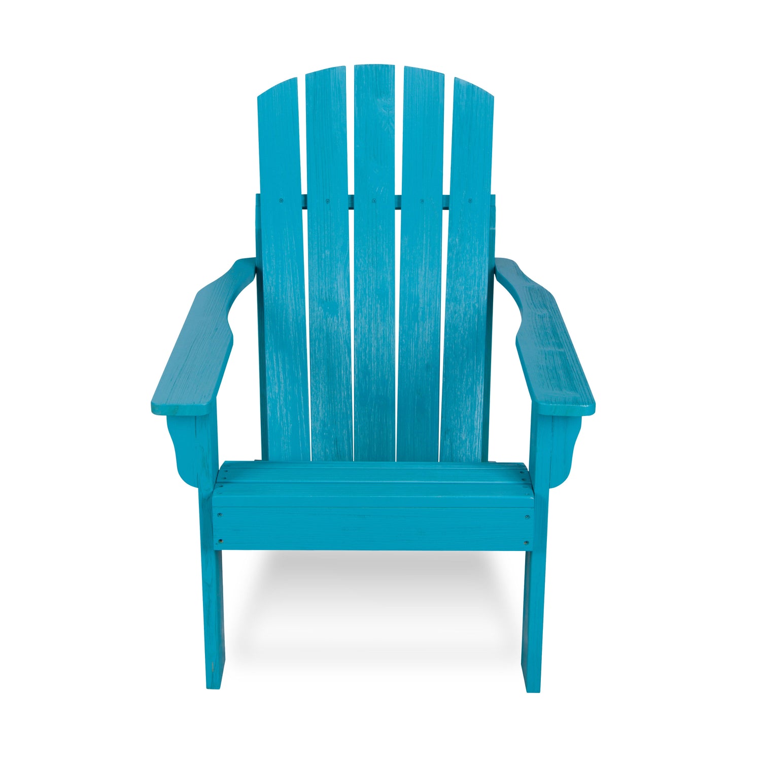 Mid-Century Modern Adirondack Chair, Aqua